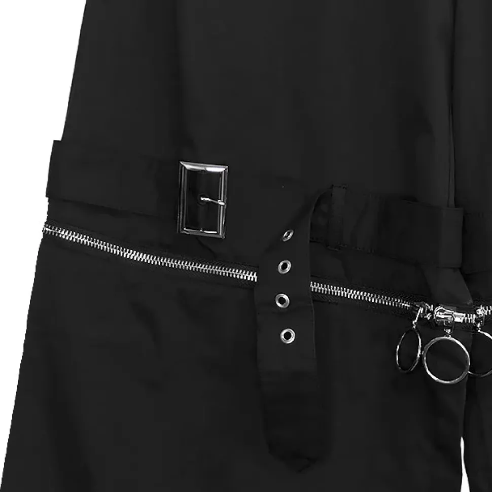 LISTEN FLAVOR Separate Zip 2-Way Belt Pants