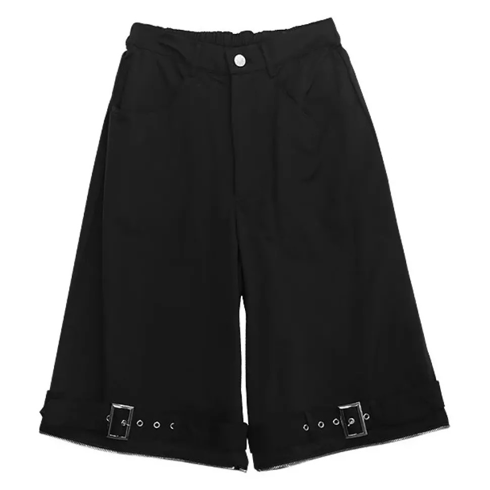 LISTEN FLAVOR Separate Zip 2-Way Belt Pants
