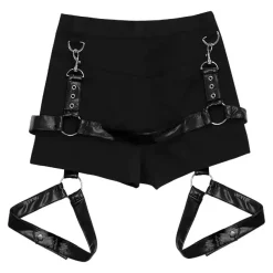 LISTEN FLAVOR Shorts w/ Harness Garter Belt M Size