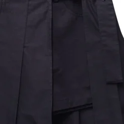 LISTEN FLAVOR Shorts w/ Wrap-around Pleated Skirt