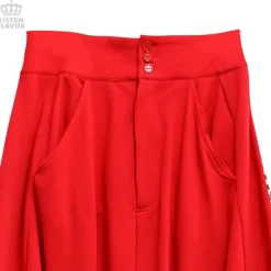 LISTEN FLAVOR Side Chekered Super Wide Skirt