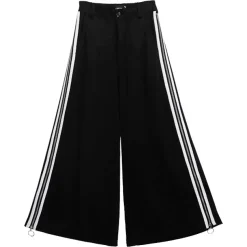 LISTEN FLAVOR Side Line Zip Super Wide Pants