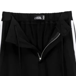 LISTEN FLAVOR Side Line Zip Super Wide Pants