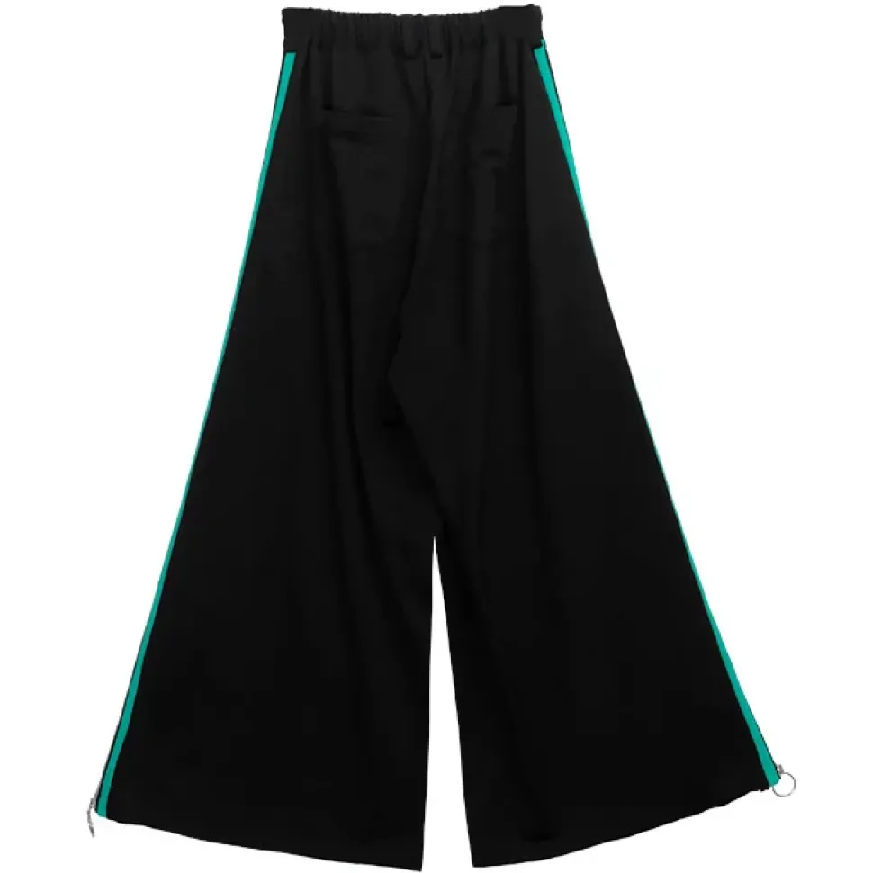 LISTEN FLAVOR Side Line Zip Super Wide Pants