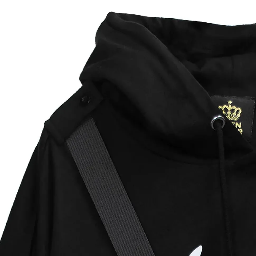 LISTEN FLAVOR Skeleton Bear Harness Hoodie