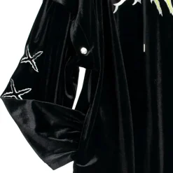 LISTEN FLAVOR Slash 2-way Velour Hoodie