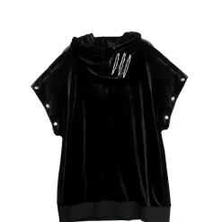 LISTEN FLAVOR Slash 2-way Velour Hoodie