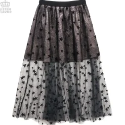 LISTEN FLAVOR Star Tulle Layered Skirt