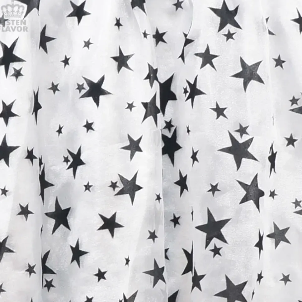 LISTEN FLAVOR Star Tulle Layered Skirt