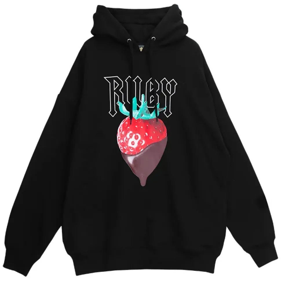 LISTEN FLAVOR Strawberry Chocolate Hoodie