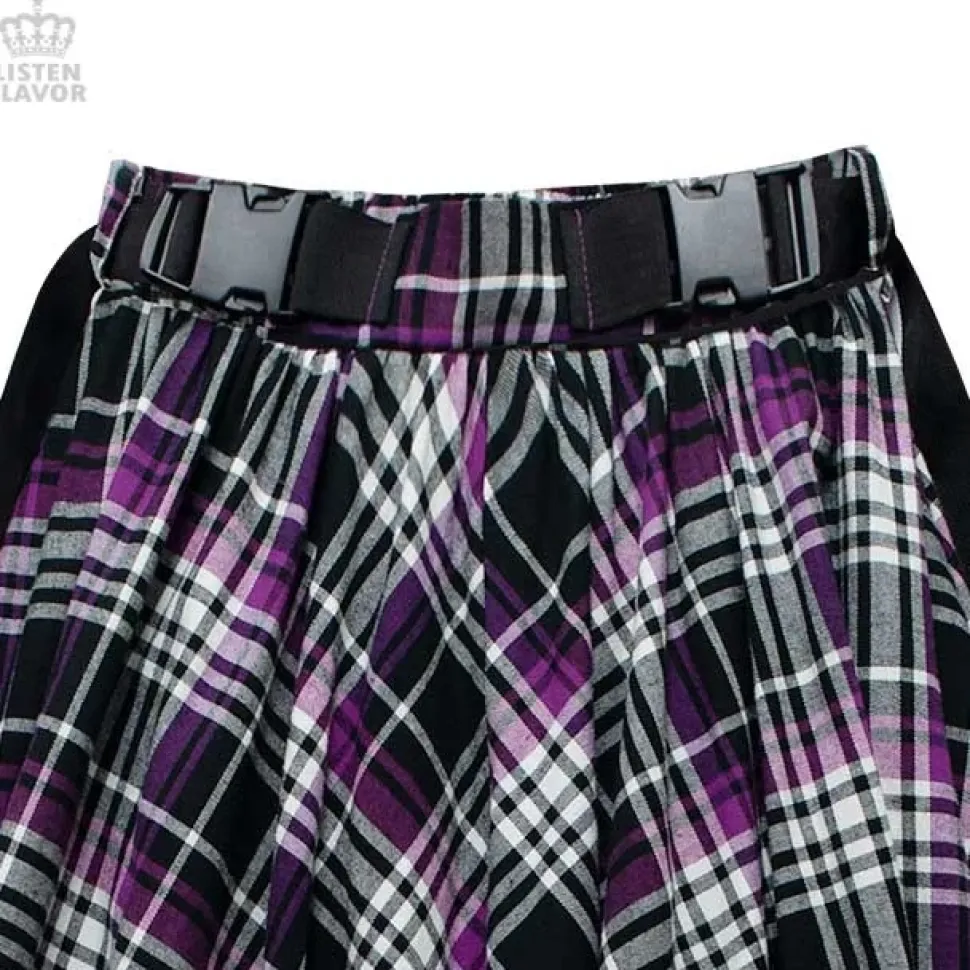 LISTEN FLAVOR Swallowtail Long Skirt