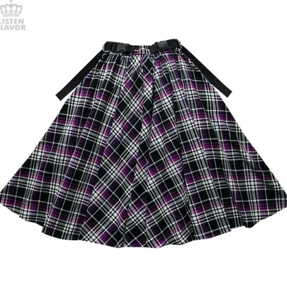 LISTEN FLAVOR Swallowtail Long Skirt