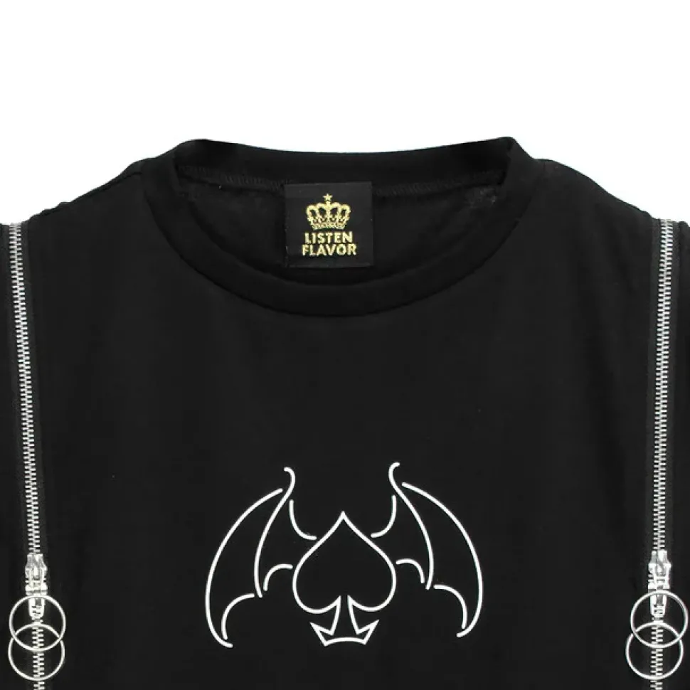 LISTEN FLAVOR The Magic Tramp Twin Zip Super BIG T-Shirt