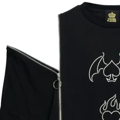 LISTEN FLAVOR The Magic Tramp Twin Zip Super BIG T-Shirt