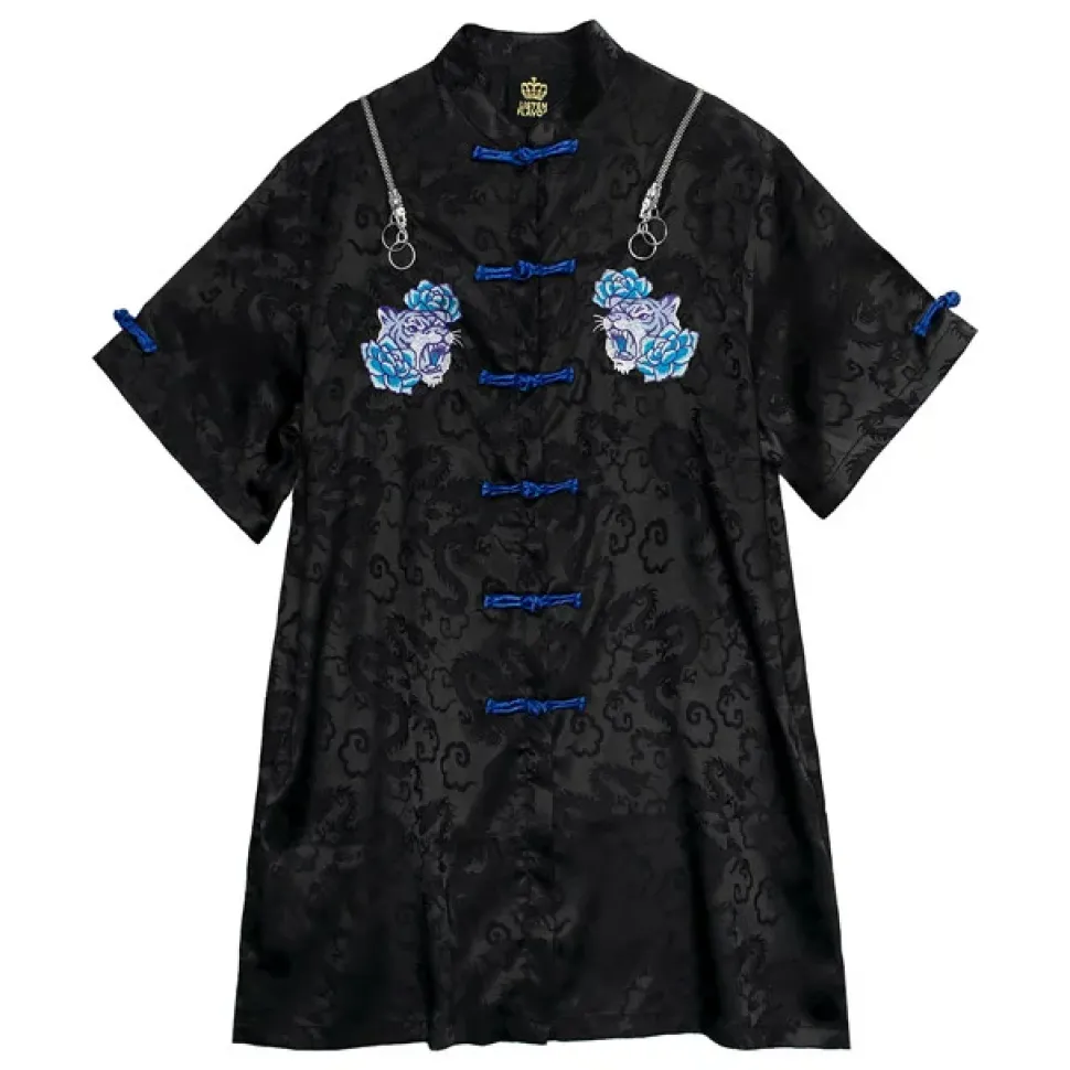 LISTEN FLAVOR Tiger and Peony China Shirt