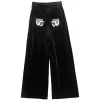 LISTEN FLAVOR Tiger China Velour Track Pants