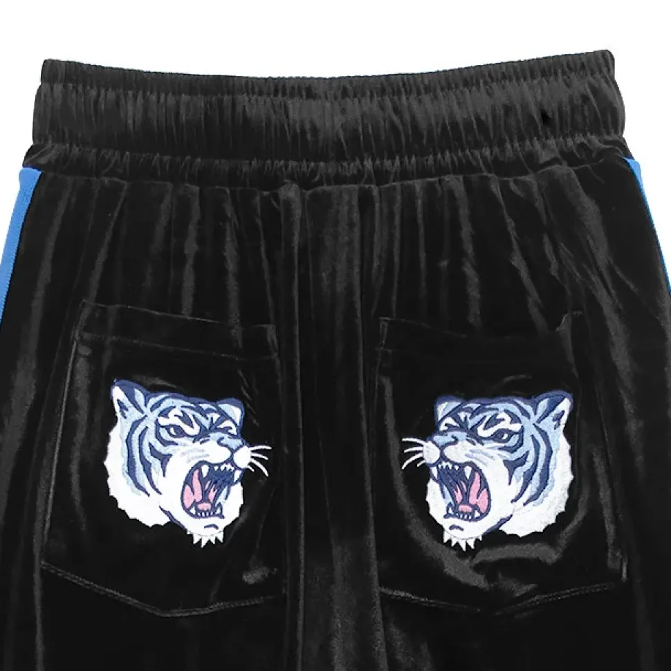 LISTEN FLAVOR Tiger China Velour Track Pants