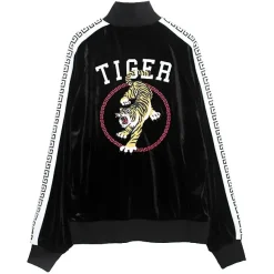 LISTEN FLAVOR Tiger China Velour Track Jacket