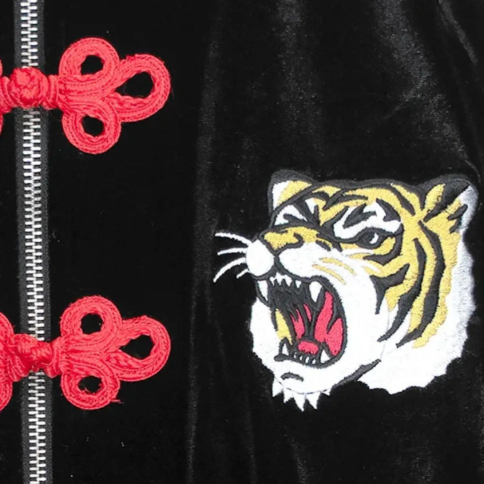 LISTEN FLAVOR Tiger China Velour Track Jacket