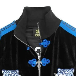 LISTEN FLAVOR Tiger China Velour Track Jacket