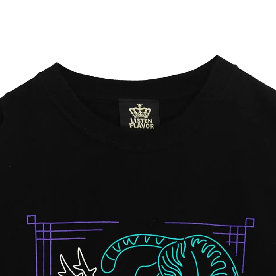 LISTEN FLAVOR Tiger Dragon China Long Sleeve T-Shirt