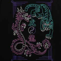 LISTEN FLAVOR Tiger Dragon China Long Sleeve T-Shirt