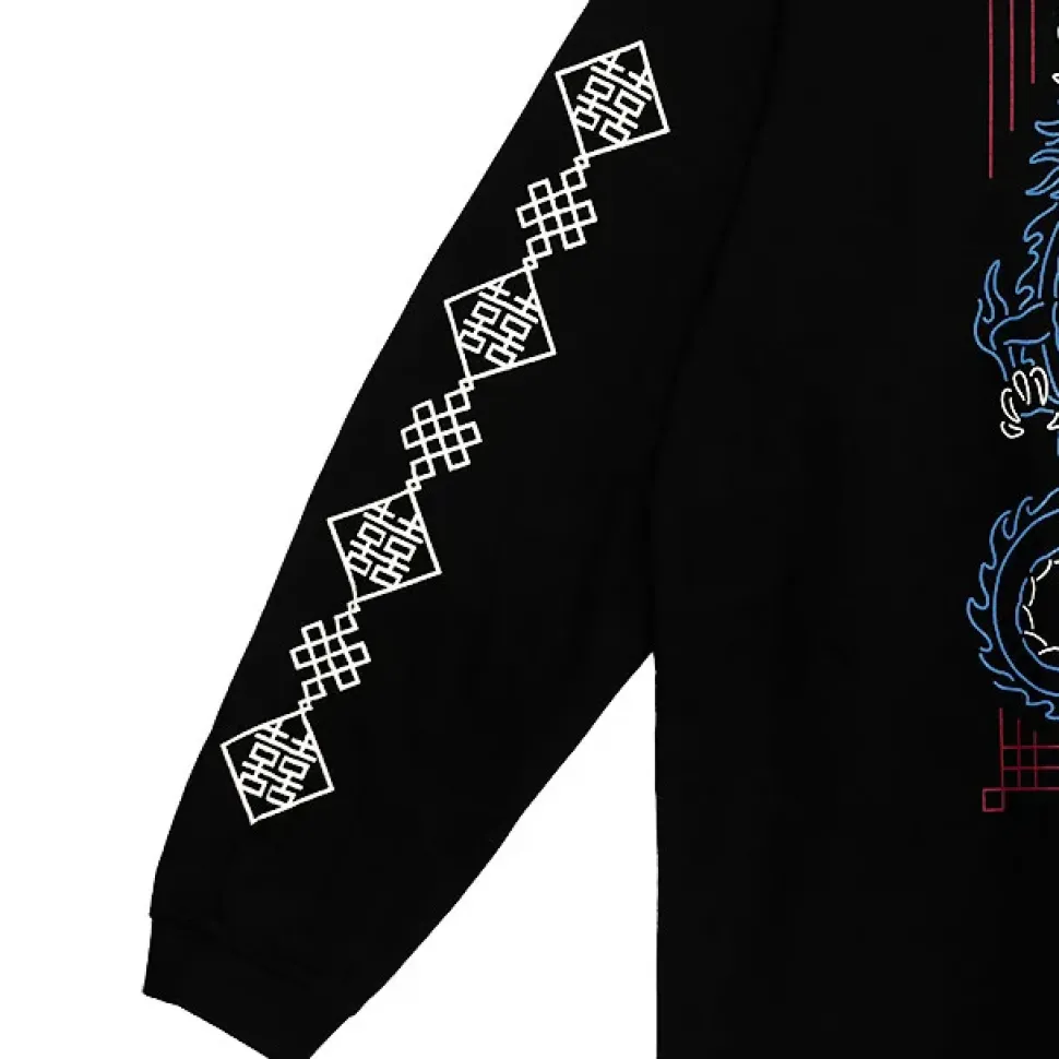 LISTEN FLAVOR Tiger Dragon China Long Sleeve T-Shirt