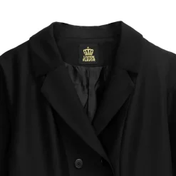 LISTEN FLAVOR Trenchcoat-Style Pleated Jacket