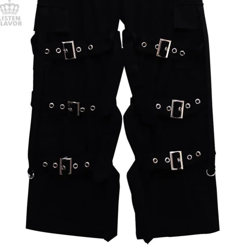 LISTEN FLAVOR Triple Belt Bondage Pants