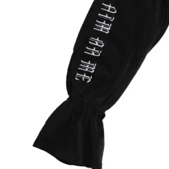 LISTEN FLAVOR Triple Heart Velour Short Hoodie