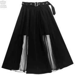 LISTEN FLAVOR Tulle Layered Long Skirt