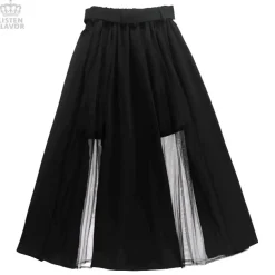 LISTEN FLAVOR Tulle Layered Long Skirt
