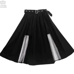 LISTEN FLAVOR Tulle Layered Long Skirt