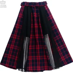 LISTEN FLAVOR Tulle Layered Long Skirt