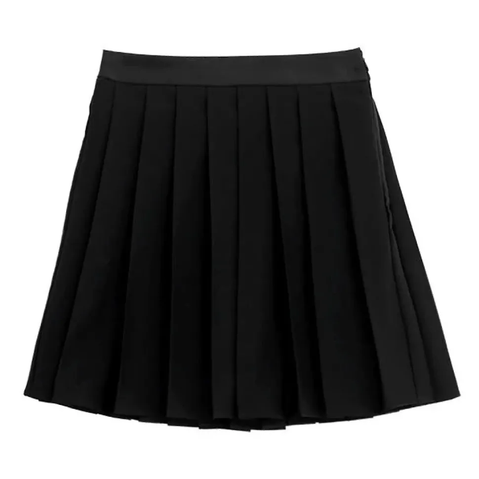 LISTEN FLAVOR Tulle Layered Pleated Skirt