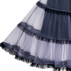 LISTEN FLAVOR Tulle Tiered Skirt