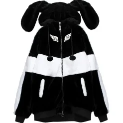 LISTEN FLAVOR Usamimi Angel Fur Blouson