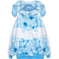 LISTEN FLAVOR Usamimi Angel Fur Blouson