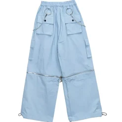 LISTEN FLAVOR 2-Way Ring Chain Wide Pants