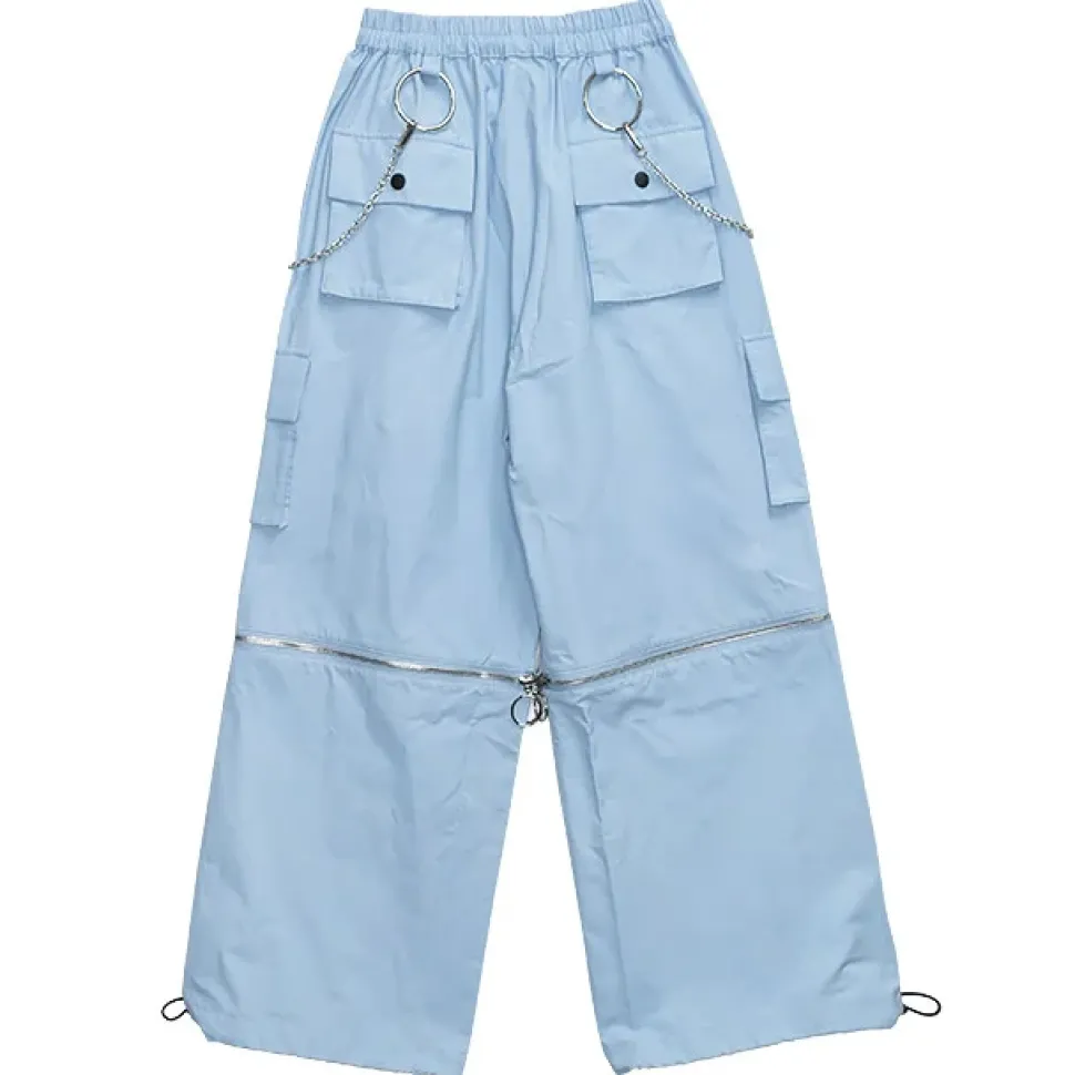 LISTEN FLAVOR 2-Way Ring Chain Wide Pants