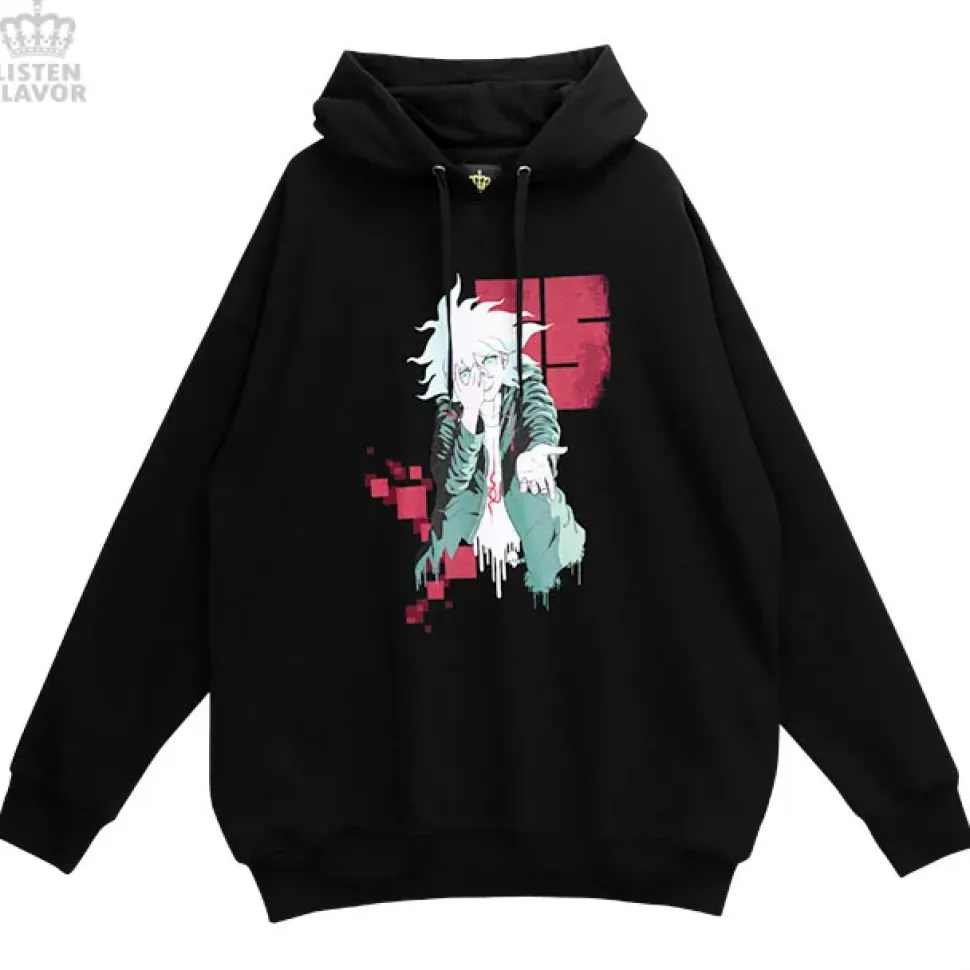 LISTEN FLAVOR x Danganronpa Nagito Komaeda's Madness Hoodie