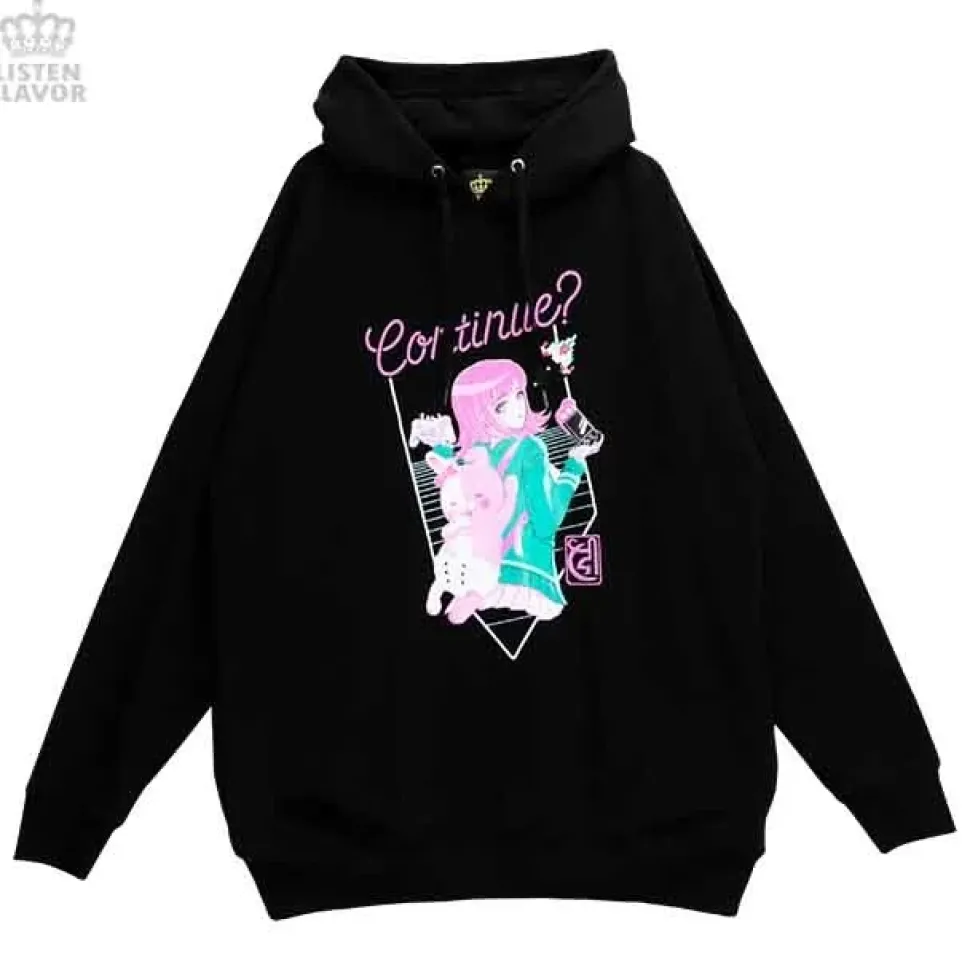 LISTEN FLAVOR x Danganronpa Chiaki Nanami's Continue Hoodie