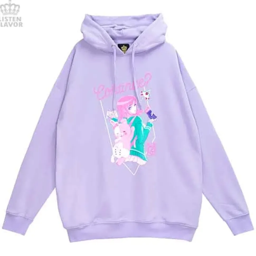 LISTEN FLAVOR x Danganronpa Chiaki Nanami's Continue Hoodie