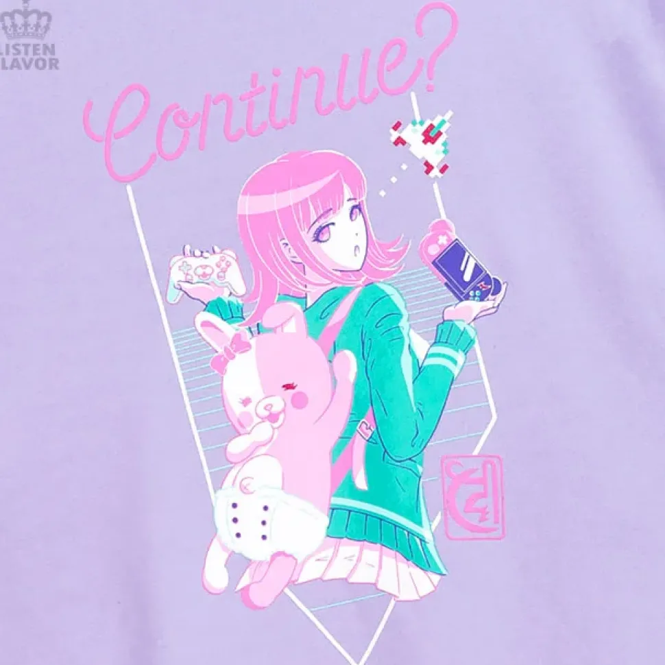 LISTEN FLAVOR x Danganronpa Chiaki Nanami's Continue Hoodie