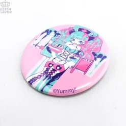 LISTEN FLAVOR x Yummy! Injection Nurse-chan Collab Pin Badge