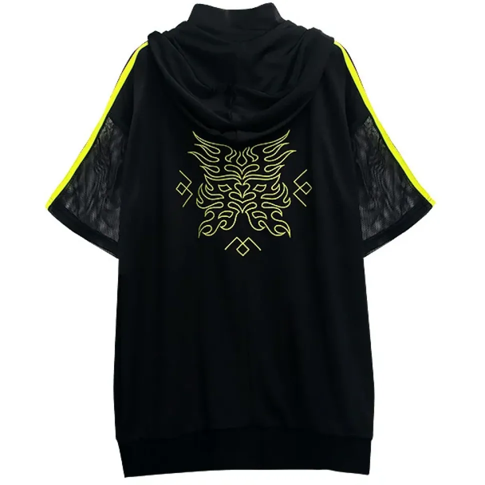 LISTEN FLAVOR Yin-Yang China Mesh Jersey Hoodie