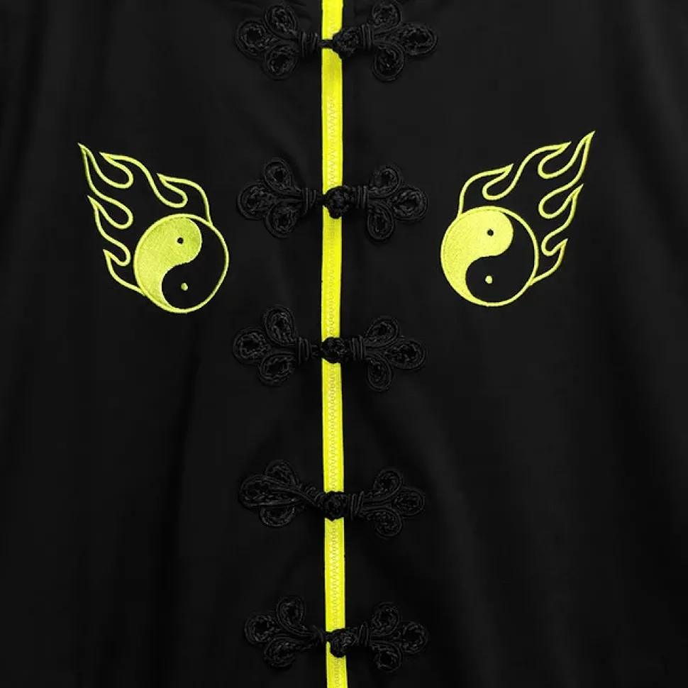 LISTEN FLAVOR Yin-Yang China Mesh Jersey Hoodie