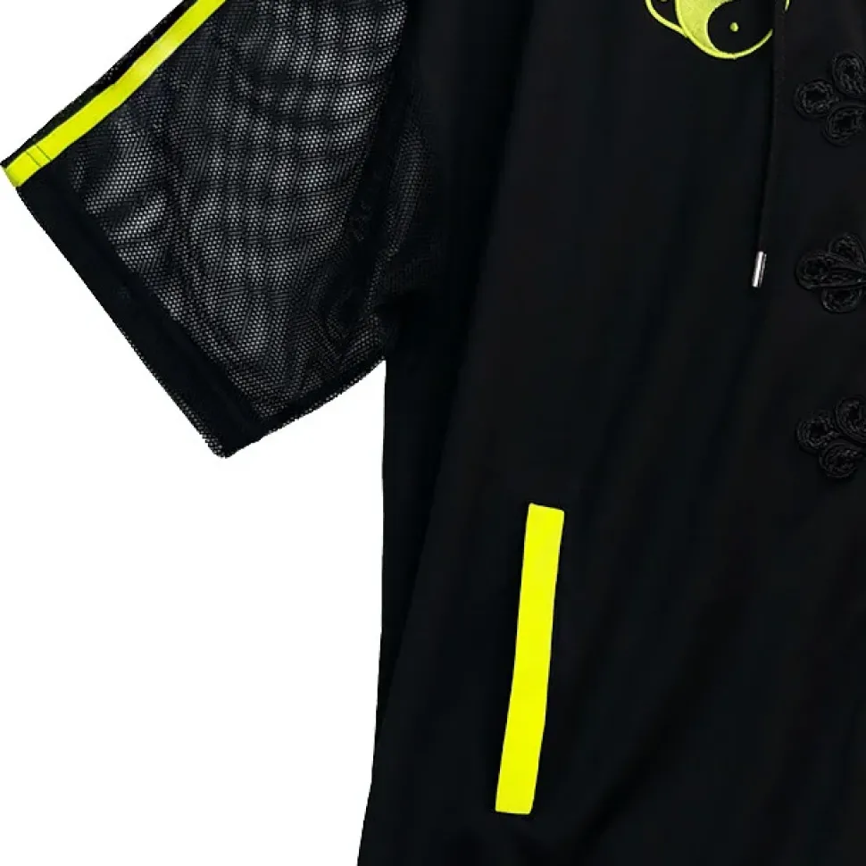 LISTEN FLAVOR Yin-Yang China Mesh Jersey Hoodie