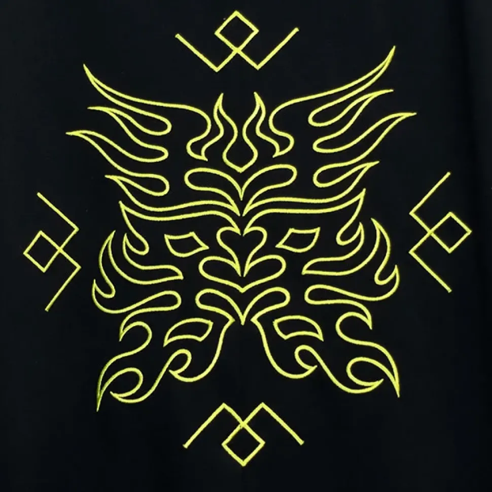 LISTEN FLAVOR Yin-Yang China Mesh Jersey Hoodie