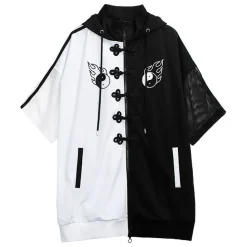 LISTEN FLAVOR Yin-Yang China Mesh Jersey Hoodie